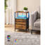 39.6 cm W Bedside Table