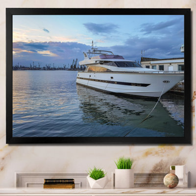 Yacht, bateau, sérénité, photo sur toile