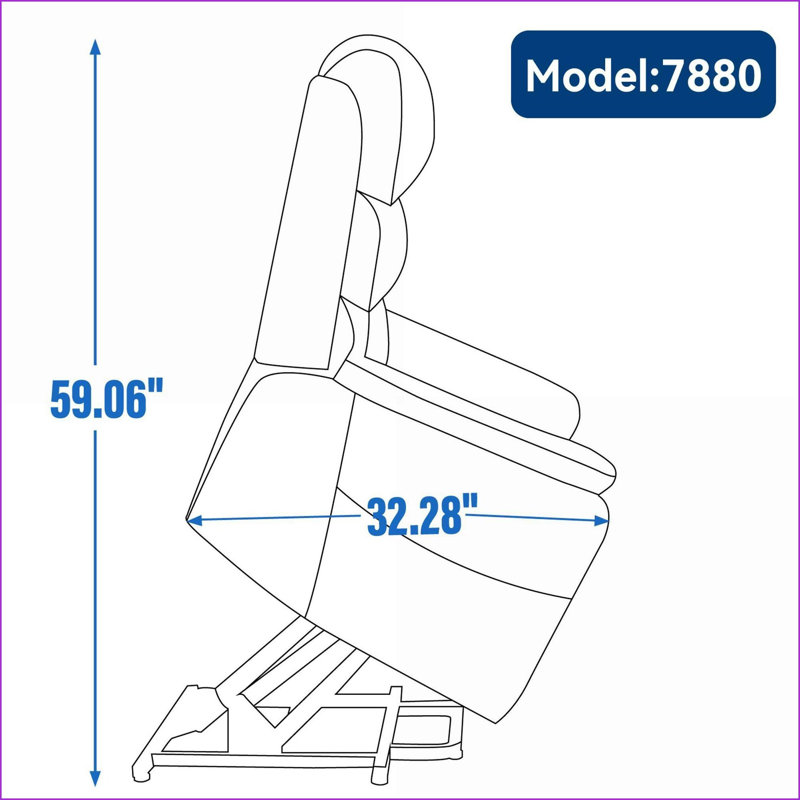 Fauteuil inclinable à deux moteurs avec massage thermique, 350 lb, cuir brun noyer | Noyer brun | Leatheraire