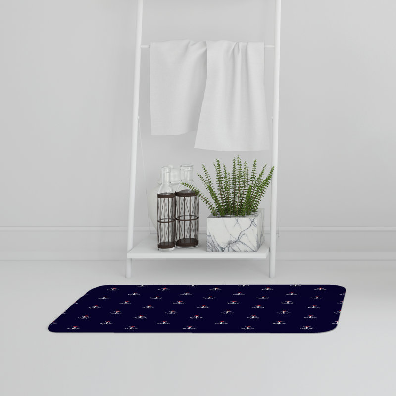 Elaine Memory Foam Non-Slip Bath Rug