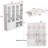 Six-Door Three-Drawer Closet System With Light-1677706624