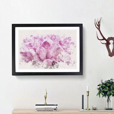 Pink Petals of a Chrysanthemum - Picture Frame Graphic Art Print