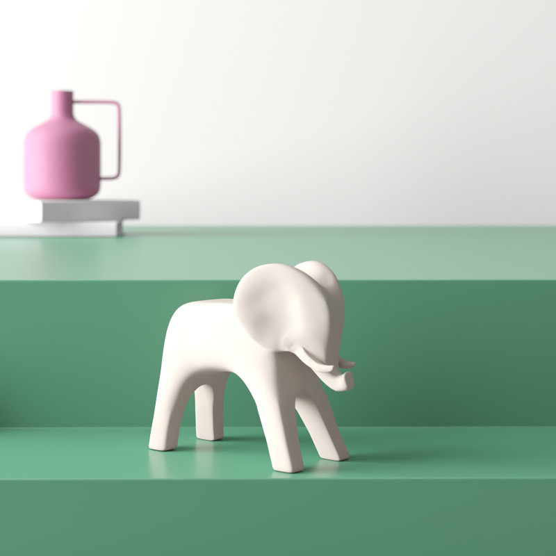 Hub Ceramic Elephant Figurine