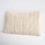 Sagitta Embroidered Wool Lumbar Throw Pillow-957368131