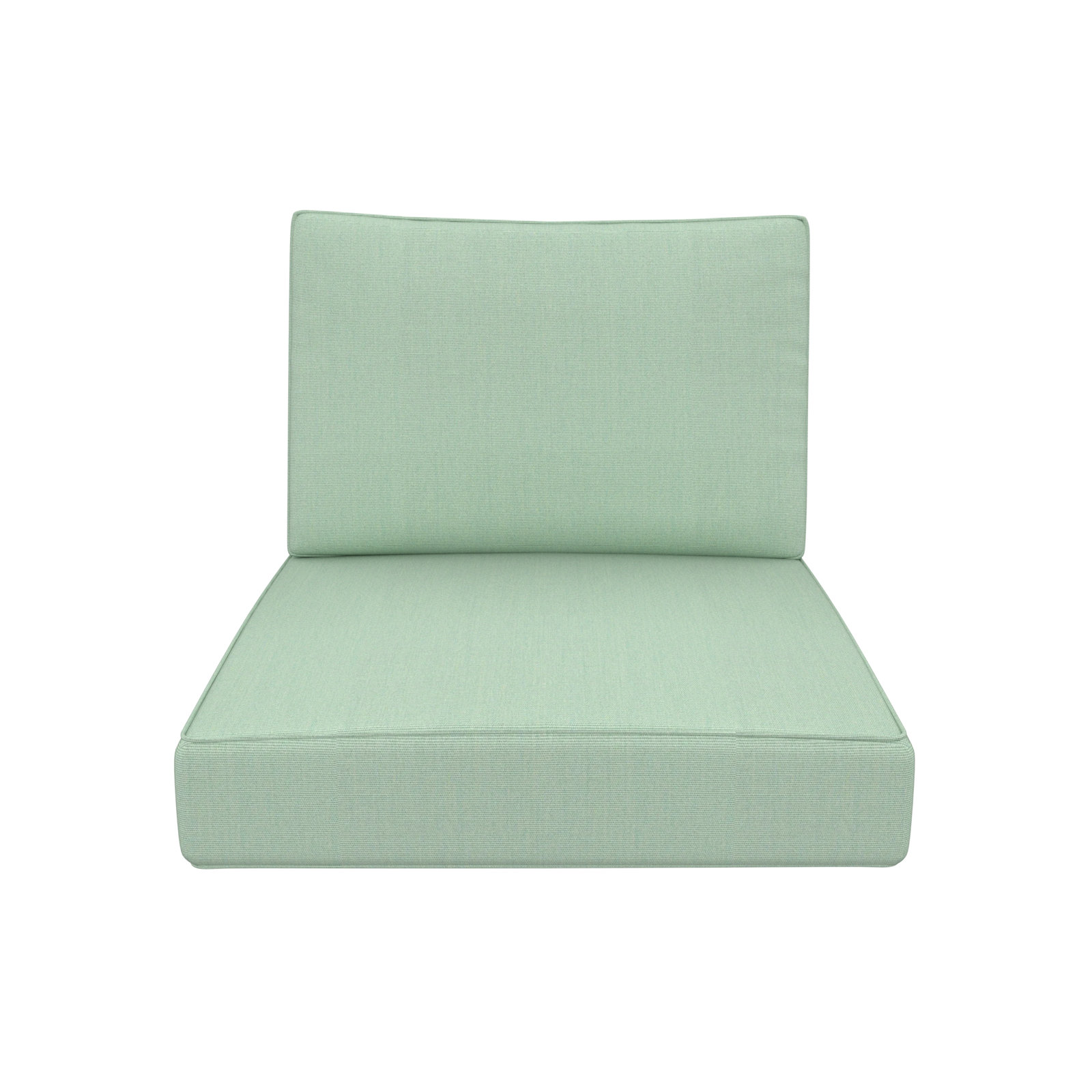 Lani 25" Sunbrella® Seat and Back Cushion, Canvas Spa Sunbrella® Canvas