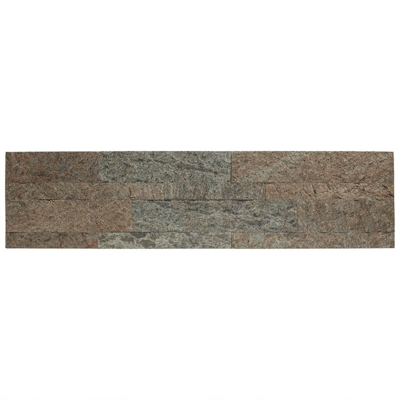 Dosseret en pierre Aspect peler et coller (panneau 5,9 po x 23,6 po x 1/8 po - environ 1 pied carré), Quartz terni