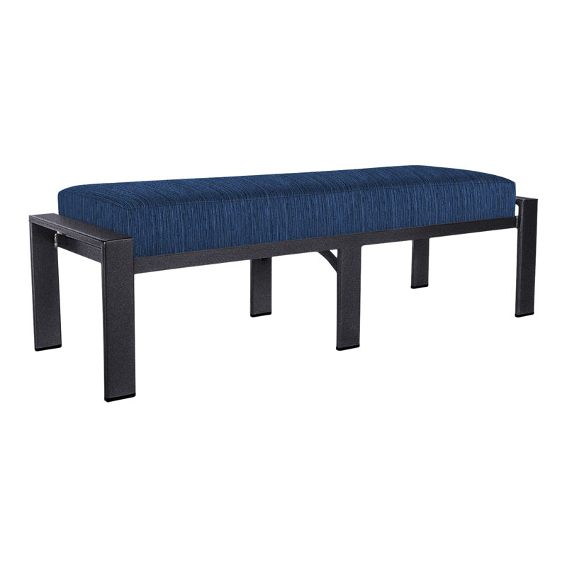 Studio Outdoor Bench, Graphite, Sahara Cafe