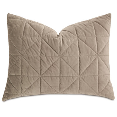 Nova Quilted Velvet Sham