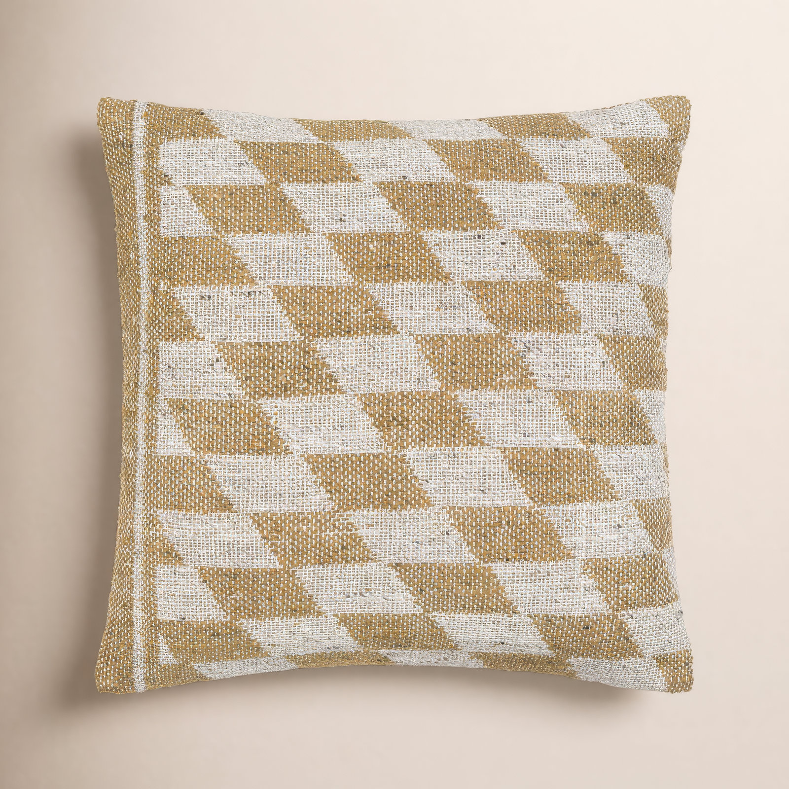 Mahala Geometric Viscose Blend Pillow Cover, 20" x 20", Pillow Cover Only - No Insert
