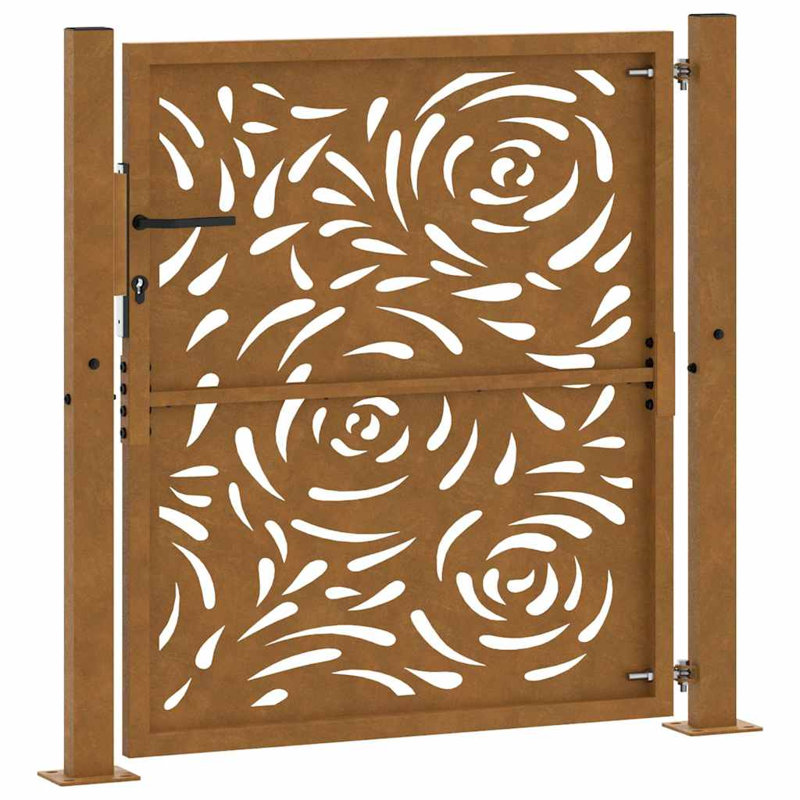 105cm H x 110cm W Weathering Steel Gate