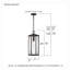 Mini-luminaire suspendu 1 lumière Wiebe-63380493