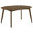 Kanode Oval 60-inch Extension Leaf Dining Table Dark Walnut