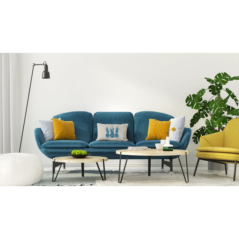 Reversible Throw Pillow, Autumn Blue