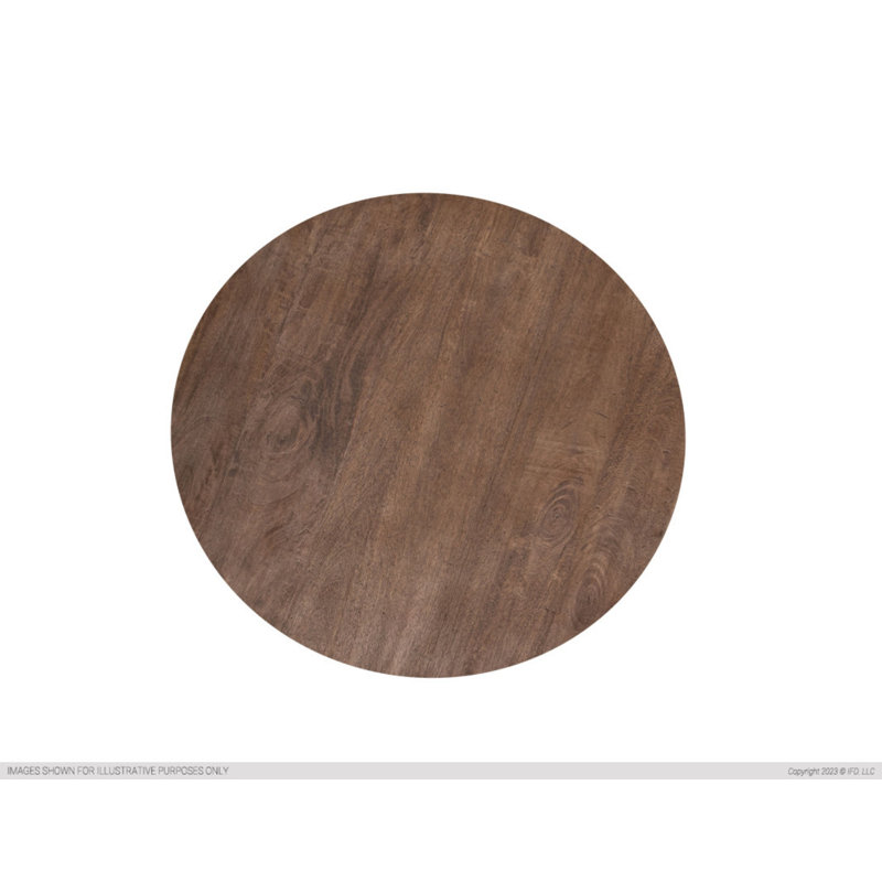 Kulo Round Solid Wood Dining Table