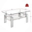 Table basse rectangulaire, table moderne en verre trempé transparent, table basse-1500639272-1500639269