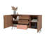 Buffet Beekman Mid-Century 63 po avec 4 tablettes et 3 tiroirs Beekman-472957954