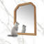 Solid Wood Wall Mirror for Bathroom or Bedroom-91833627-90955540