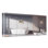 Armoire à pharmacie en aluminium l 80 po x H 30 po avec miroir rectangulaire blanc encastré ou à fixation en surface