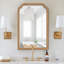 Miroir mural en bois massif pour salle de bain ou chambre à coucher-101482554-90955541