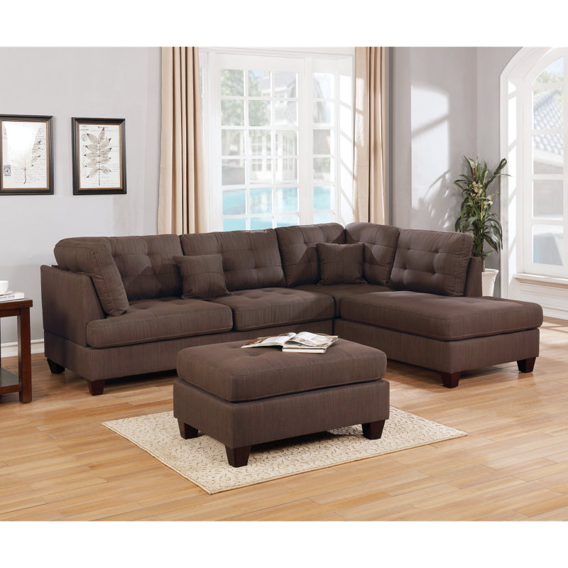 Modern Sofa 3-PCS SECTIONAL
