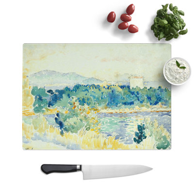 Landscape Vol.4 by Henri-Edmond Cross Chopping Board