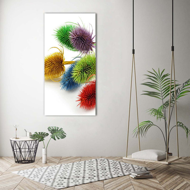Thistle - Wrapped Canvas Print, 140cm H x 70cm W