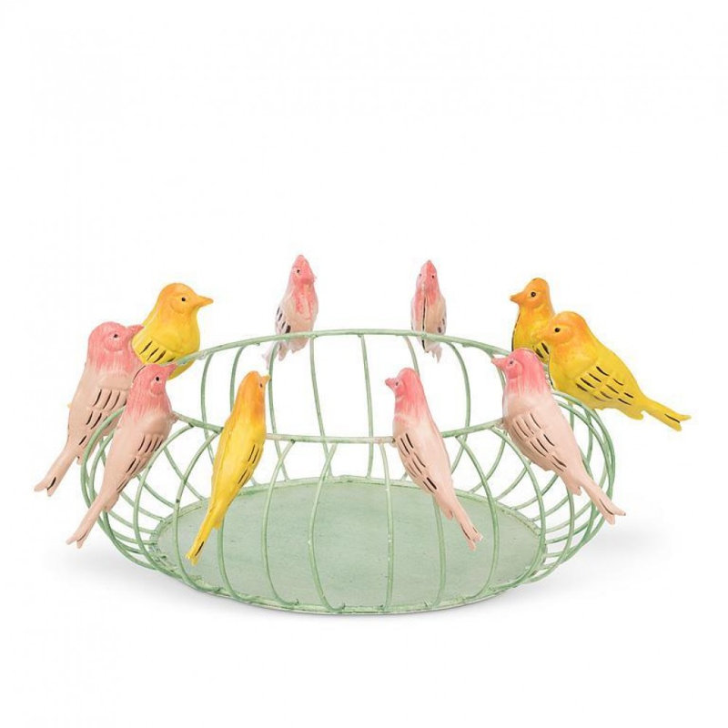 Birds On A Wire Round Holder