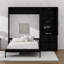 Lit escamotable mural avec rangement latéral polyvalent-1073836651