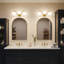 Éclairage pour meuble-lavabo Triple Globe Wave-1421596867