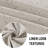 Linen Look 100% Blackout Curtains for Bedroom Full Light Blocking Rod Pocket 42 Inches Wide Linen Textured Thick Window Curtain Drapes with Backing-1600622892-1600622894