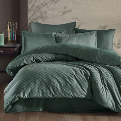 Cotton Duvet Cover Set with Pillow Shams Included