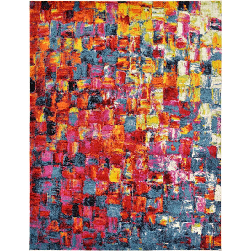 Tanguay Abstract Indoor Rug, Rectangle 9' x 12'