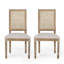 Ensemble de 2 chaises de salle à manger de style français rétro-585039702-585039700
