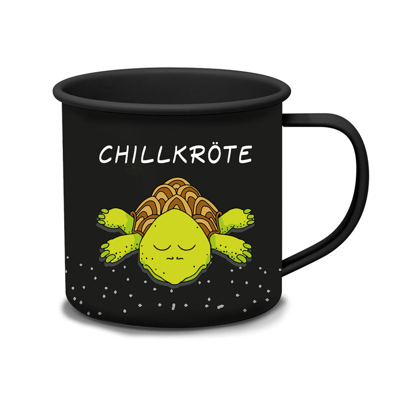 Powder-coated Metal Coffee Mug