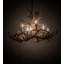 Lustre empire de style bougie avec 10 lumières