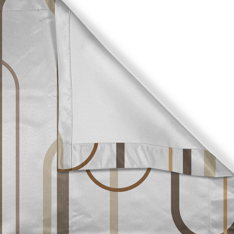 Semi Sheer Curtain Pair