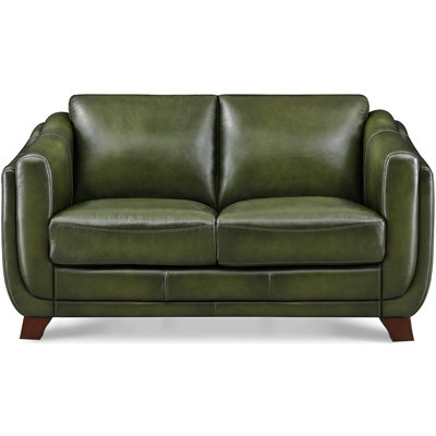Causeuse en cuir fleur Cactier