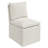 Fontana 19" Wide Chenille Fabric Modern Down Fill Parsons Chairs with Casters