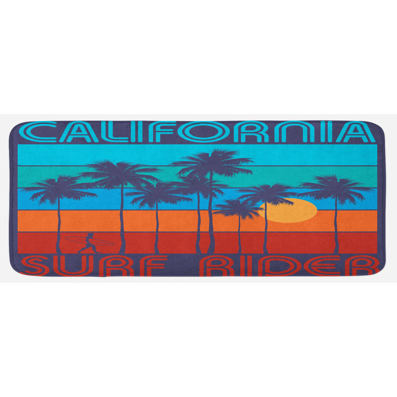 Coastal Synthetic Kitchen Mat