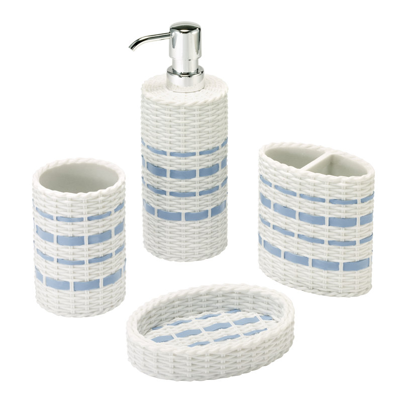 Izod Savannah 4-Piece Bath Accessory Set