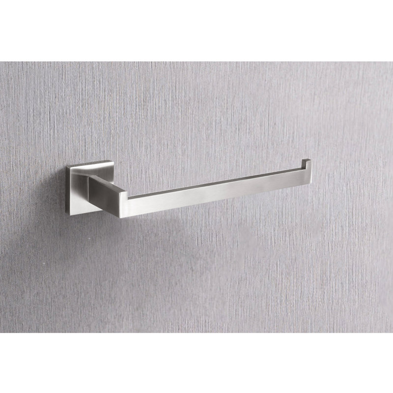 4 Bathroom Hardware - Brushed Nickel. Contemporary For Bathrooms & Wardrobes. Stainless Steel, Avoids Rust Corrosion, Scratch-. , Easy Setup