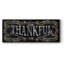 "Be Thankful" sur toile, art textuel-202042544