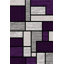Tapis mauve à motif géométrique Mccampbell-28997929
