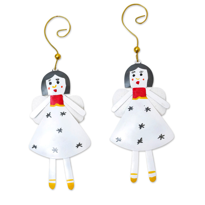 6.25'' Handmade People Holiday Shaped Ornament