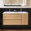 Lavabo de salle de bain mural 48 "avec trou pour robinet