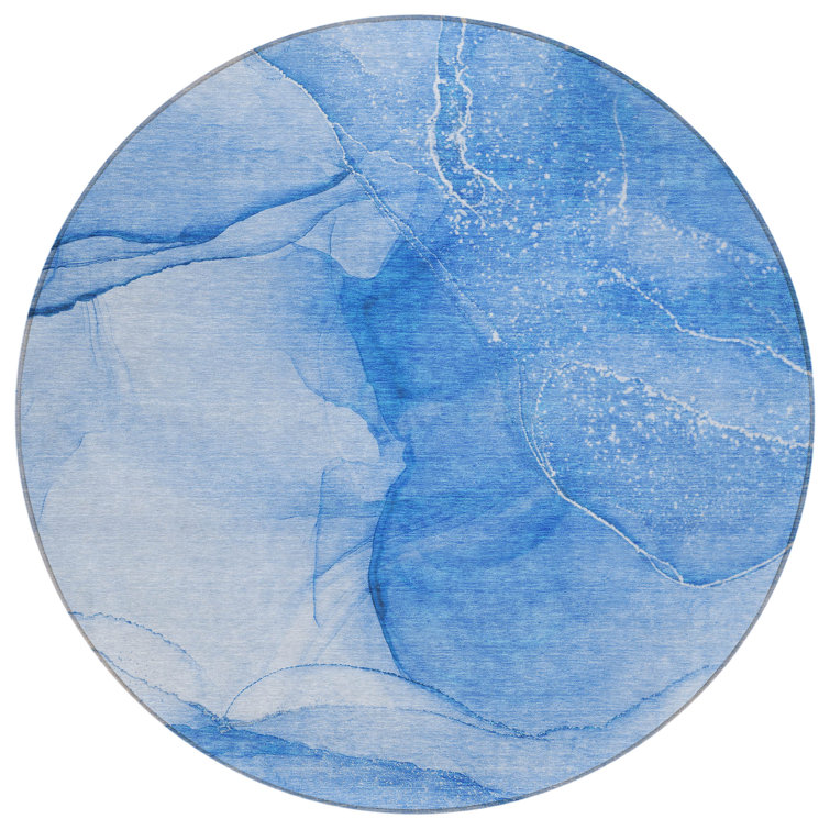 Kyrie Washable Abstract Indoor / Outdoor Rug
