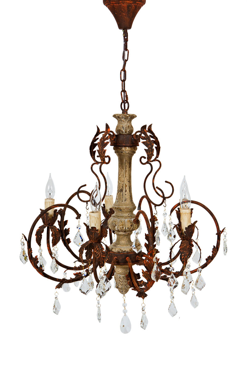 Manor Luxe Beaumont 5 Light Classic Traditional Chandelier