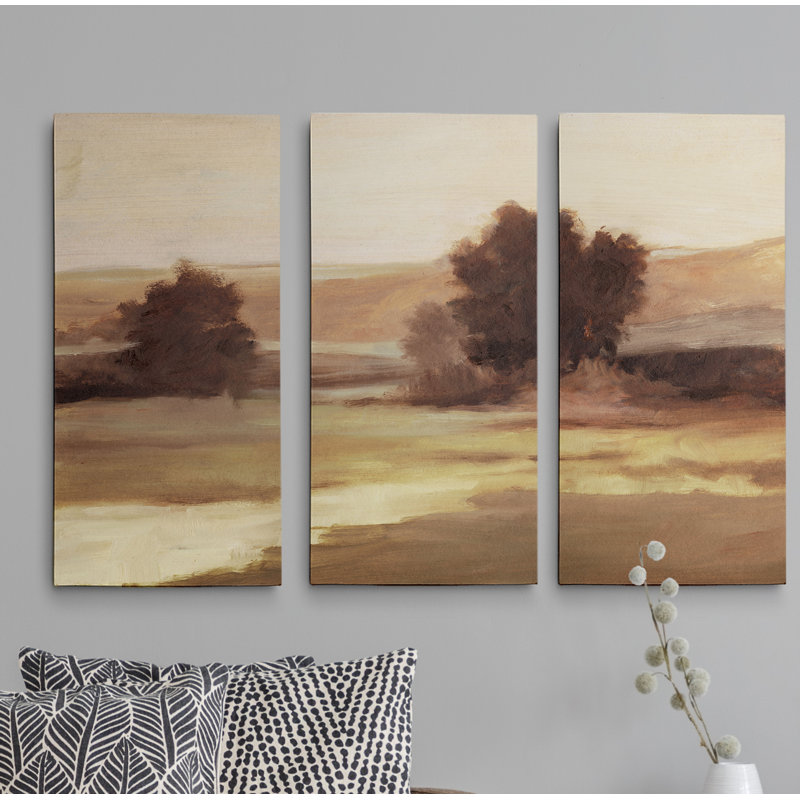 3 - Pieces, 40" H x 60" W x 1.5" D