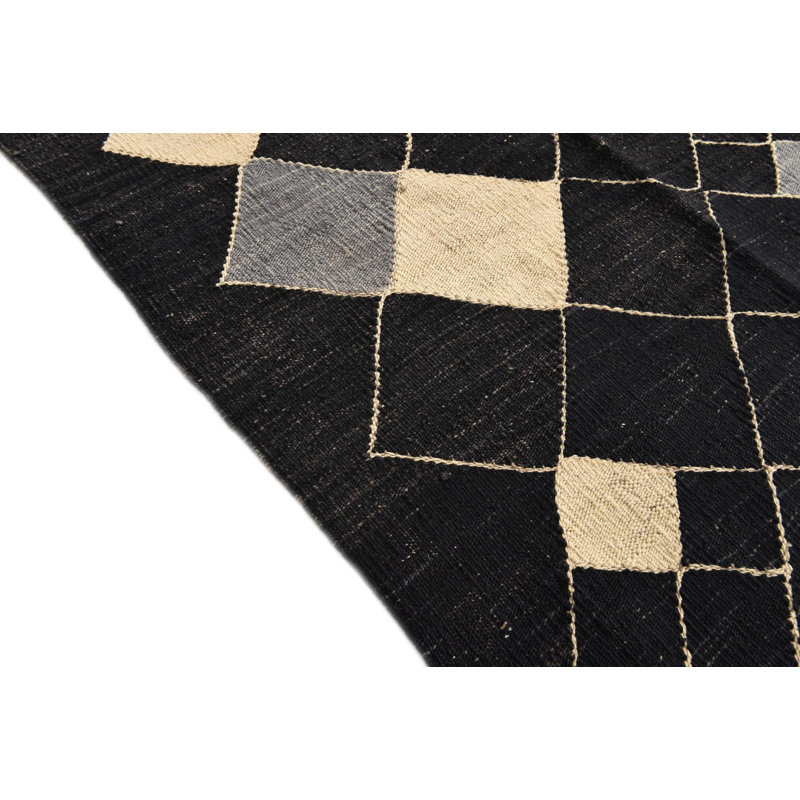 Tapis noir Noor