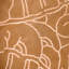 Isola Hide Cowhide Oriental Area Rug in Gold/Brown-1168740711